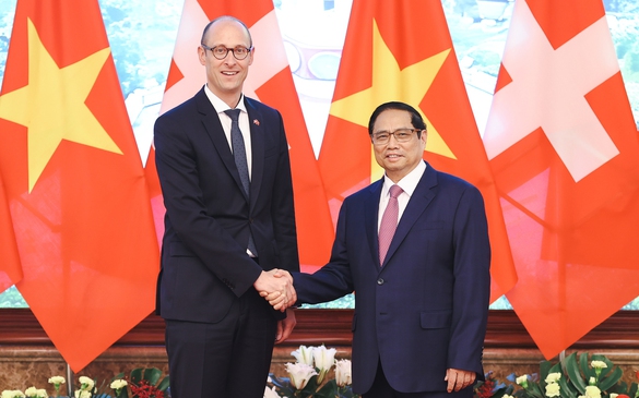 Gov’t chief receives Swiss lower house leader - Ảnh 1.