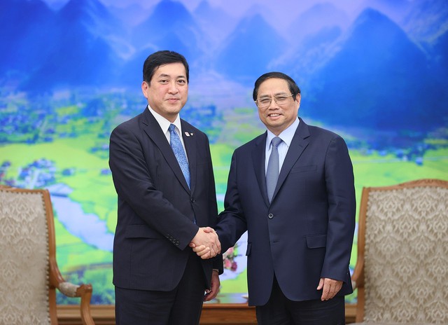 Prime Minister hosts Governor of Japan's Kagoshima Prefecture - Ảnh 1.
