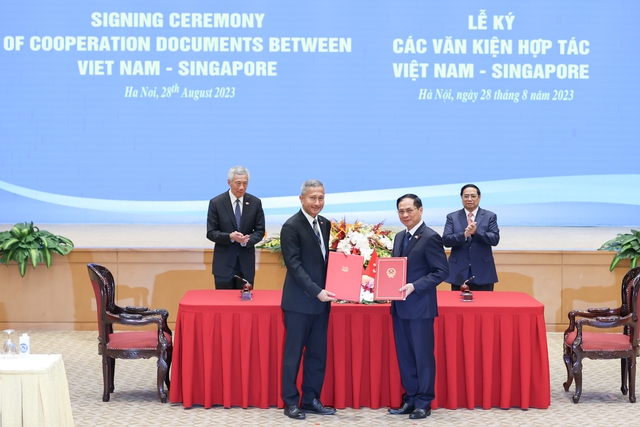 Viet Nam, Singapore sign seven important documents - Ảnh 1.