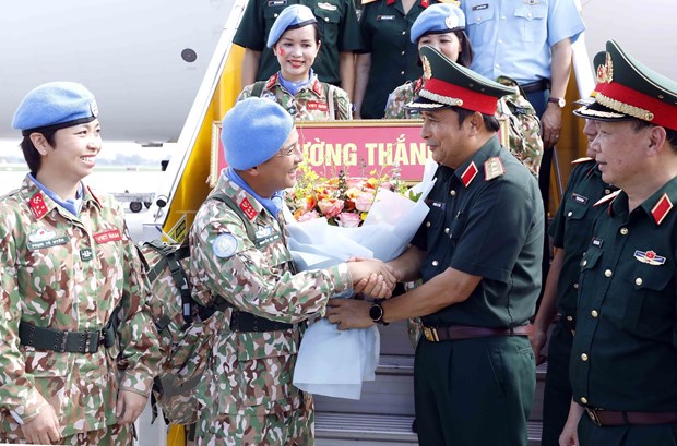 Group of Viet Nam's Engineering Unit Rotation 2 deployed to Abyei - Ảnh 1.