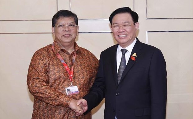 Top Vietnamese legislator meets foreign leaders in Jakarta  - Ảnh 4.