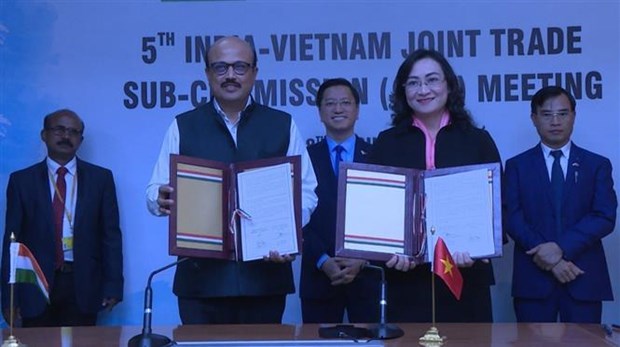 Viet Nam-India Joint Sub-Commission on Trade convenes 5th meeting - Ảnh 1.