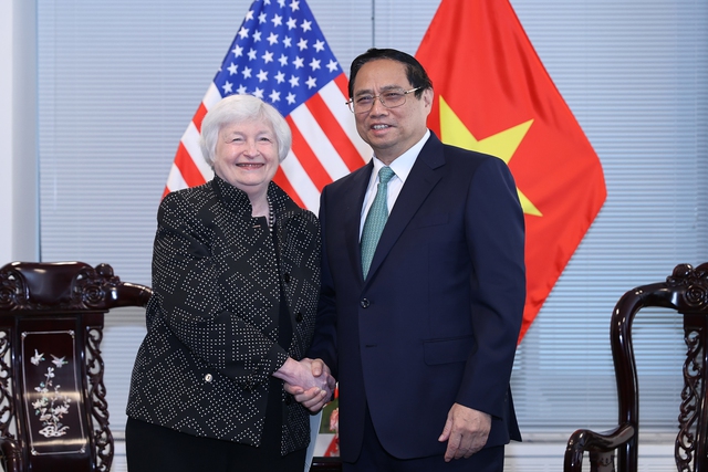Prime Minister meets U.S. National Security Advisor, Treasury Secretary - Ảnh 3.