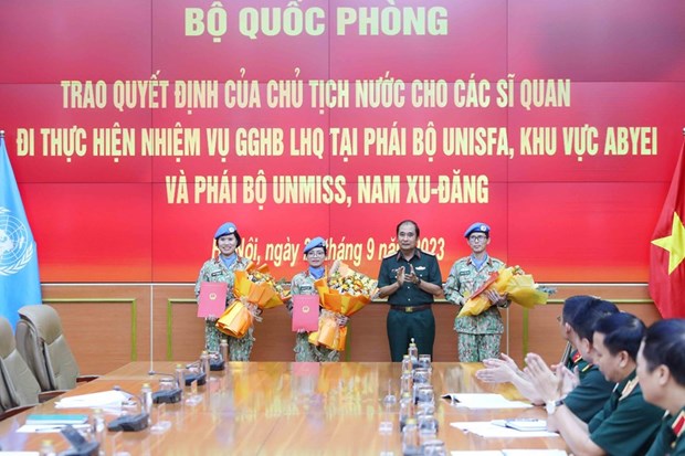 Viet Nam sends more officers for peacekeeping activities in Abyei and South Sudan - Ảnh 1.