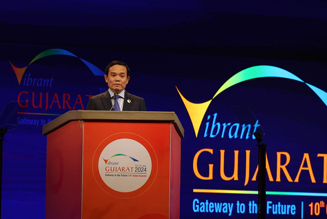 Deputy PM attends 10th Vibrant Gujarat Global Summit in India - Ảnh 1.