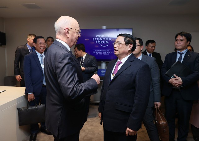 Prime Minister meets with foreign leaders in Davos- Ảnh 1.