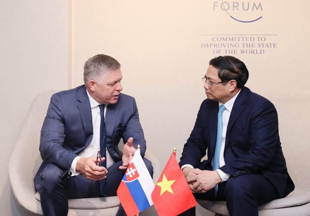 Prime Minister meets AU leader, Slovakian counterpart on WEF sidelines- Ảnh 2.