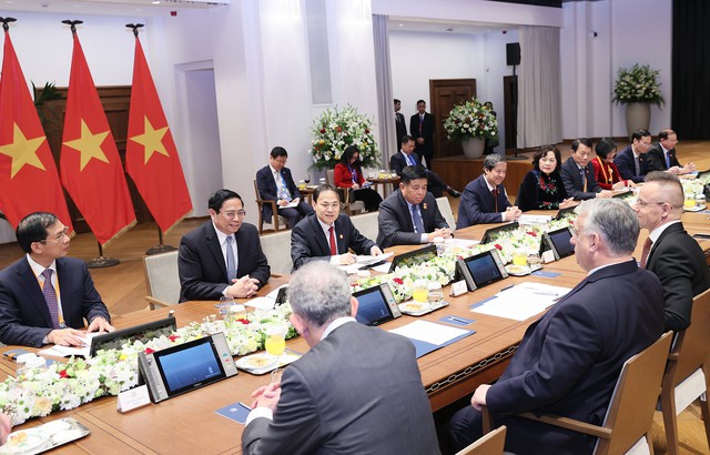 Vietnamese Prime Minister holds talks with Hungarian counterpart- Ảnh 3.