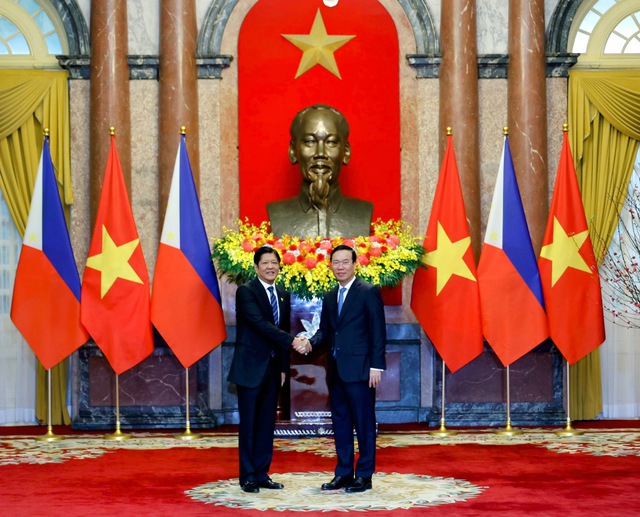 Vietnamese, Philippine Presidents hold talks - Ảnh 1.