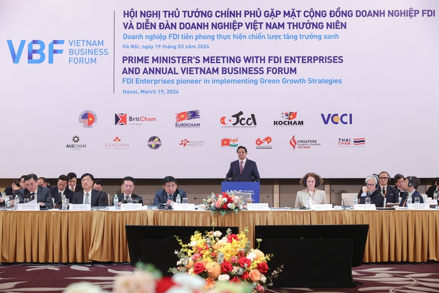 Prime Minister calls on foreign investors to promote green transition, sustainable development in Viet Nam- Ảnh 1.