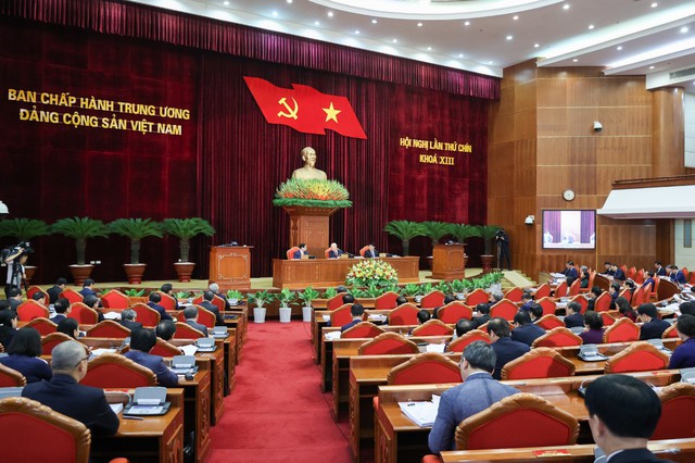 Ninth plenum of 13th Party Central Committee opens in Ha Noi- Ảnh 1.