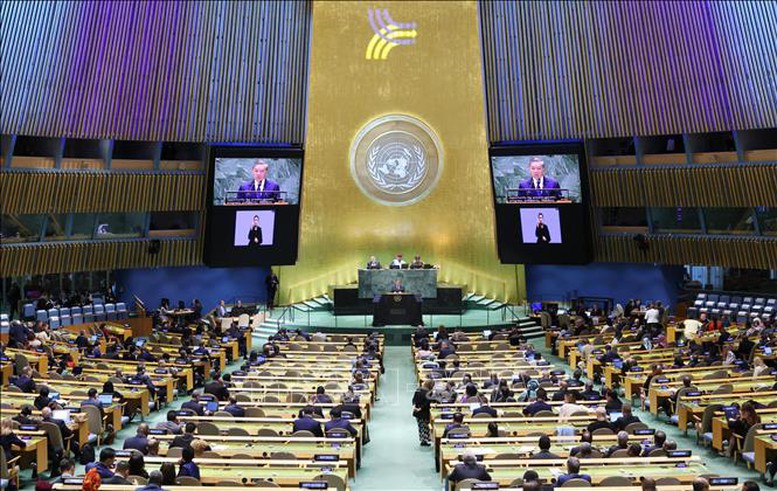 Vietnamese top leader addresses at UN Summit of the Future