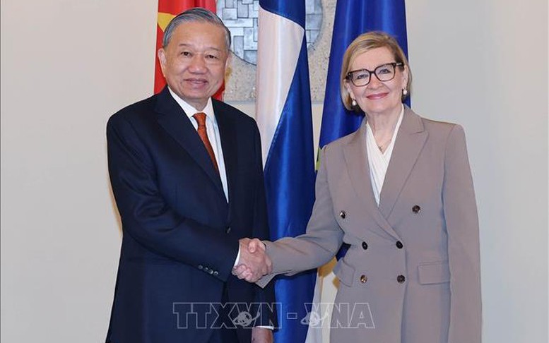 Party leader meets First Deputy Speaker of Finnish Parliament