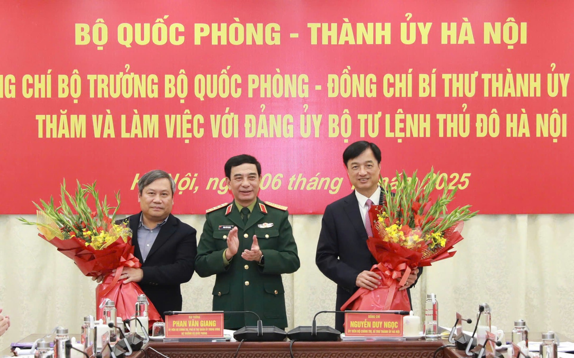 Nguyen Duy Ngoc serves as Secretary of Party Committee of Ha Noi Capital Command