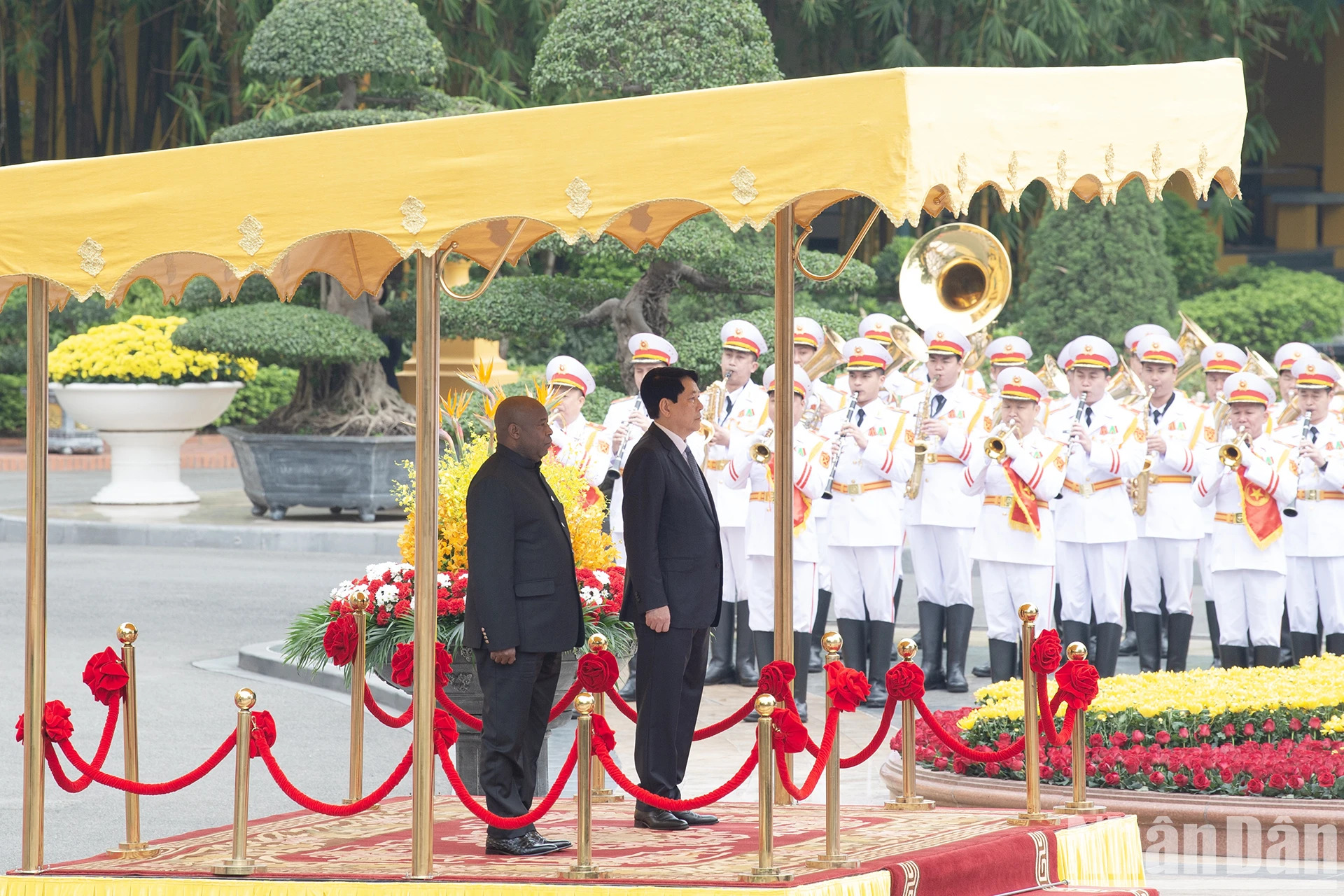 [Photos] – Official welcome ceremony for Burundian President- Ảnh 2.