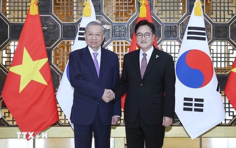 Vietnamese Party chief meets with Speaker of South Korean National Assembly
