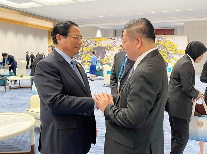 Prime Minister Pham Minh Chinh meets world leaders on SCO Summit 2025 sidelines- Ảnh 4. Prime Minister Pham Minh Chinh meets world leaders on SCO Summit 2025 sidelines- Ảnh 4.
