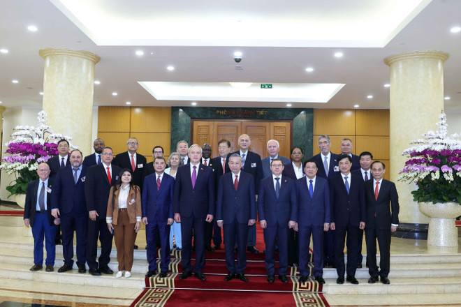General Secretary hosts foreign party delegation chiefs attending 80th anniversary of National Day- Ảnh 1. General Secretary hosts foreign party delegation chiefs attending 80th anniversary of National Day- Ảnh 1.