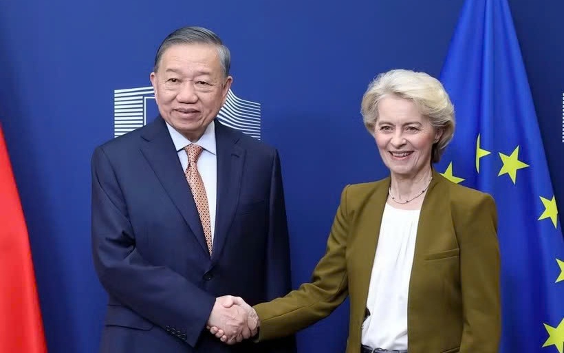 To Lam meets EC President Ursula von der Leyen in Brussels