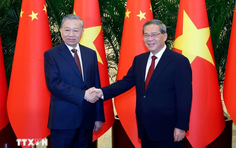 General Secretary, President To Lam meets Chinese Premier Li Qiang