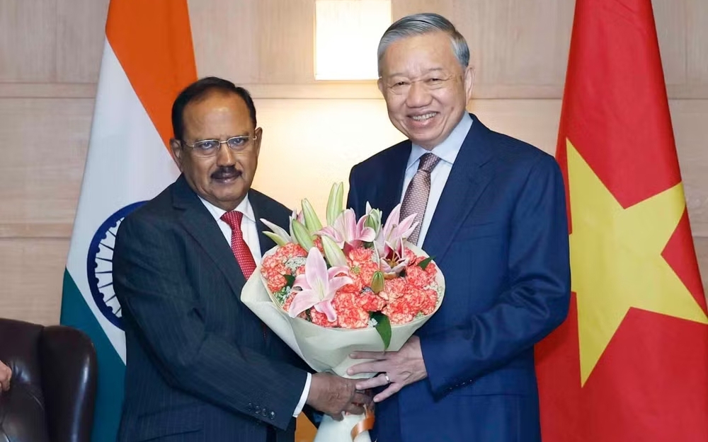 Top Vietnamese leader meets Indian National Security Advisor
