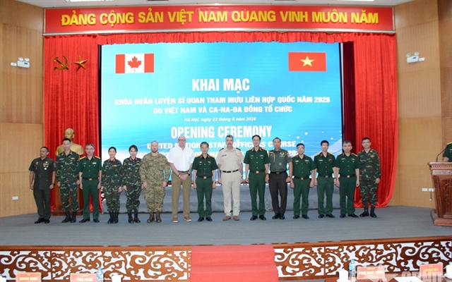 Viet Nam, Canada co-host UN staff officer training course