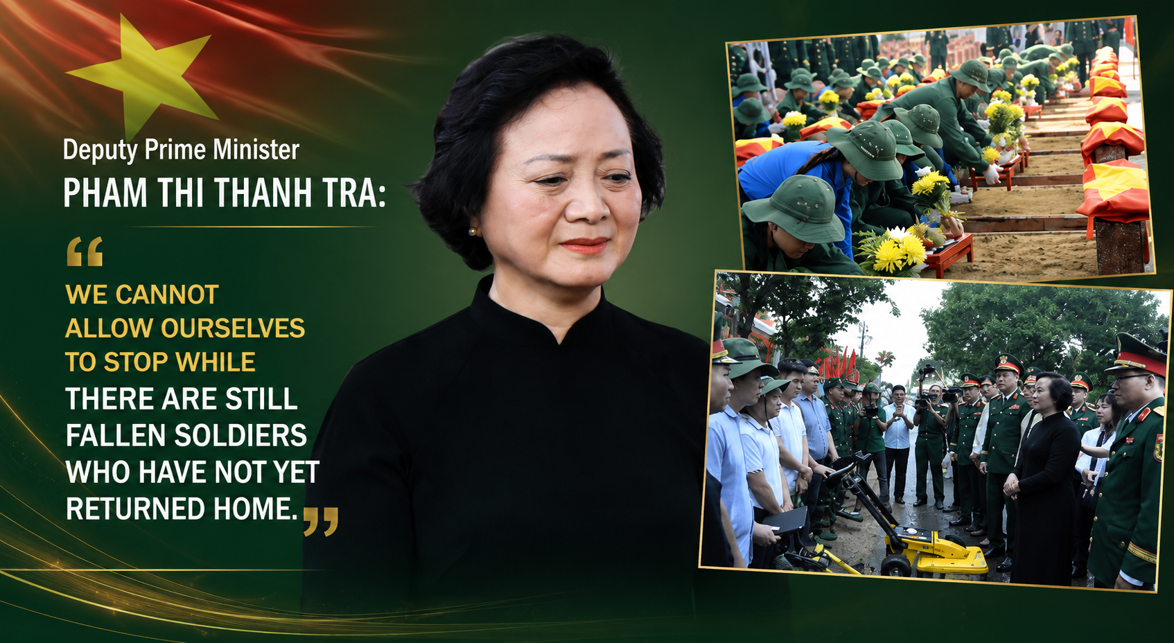 Digital technologies to accelerate identification of fallen soldiers' remains: Deputy PM- Ảnh 1.