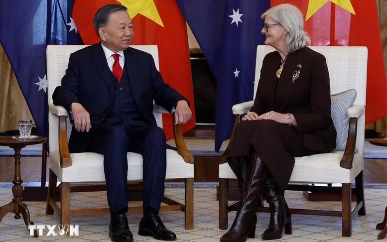 General Secretary, President To Lam meets Australian Governor-General in Canberra