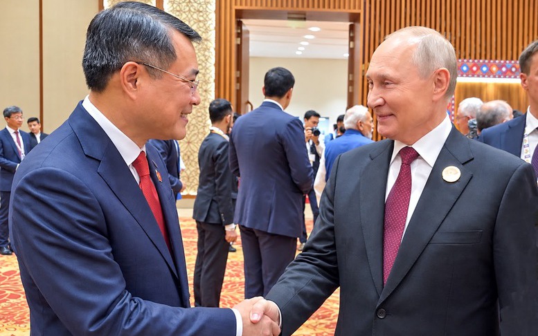 Prime Minister Le Minh Hung meets with foreign leaders in New Delhi