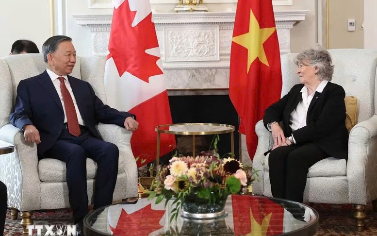 Top leader To Lam meets Canadian Governor General Louise Arbour