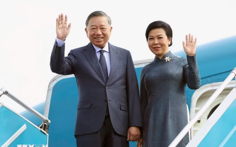 To Lam starts visits to Russia and France