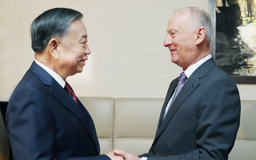 Top Vietnamese leader meets Russian Presidential aide Nikolai Patrushev
