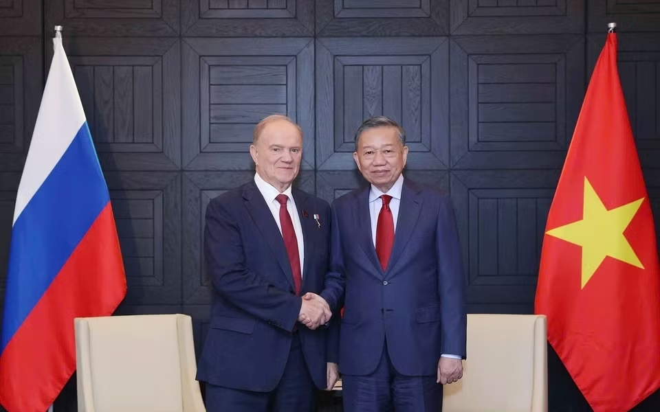 Party leader meets with Russian KPRF Chairman