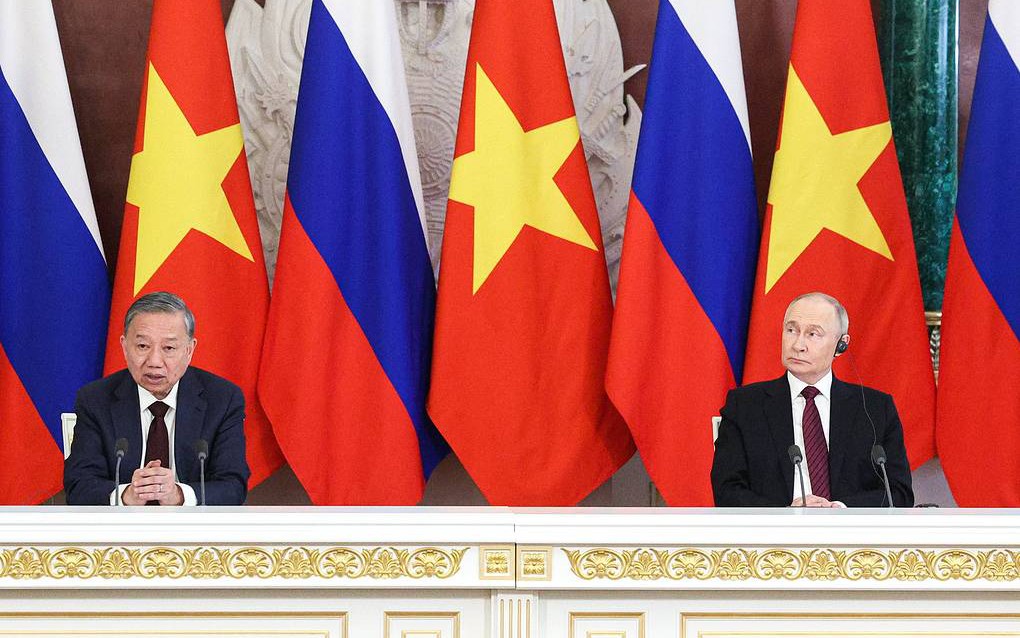 To Lam holds talks with Russian President Putin in Moscow