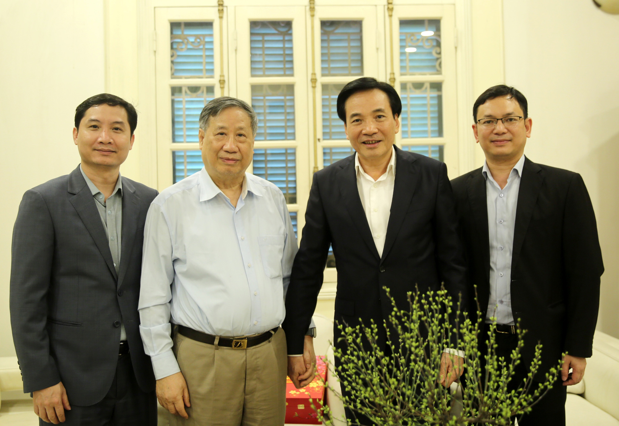 Bộ trưởng, Chủ nhiệm VPCP thăm, chúc Tết nguyên lãnh đạo Đảng, Nhà nước - Ảnh 6.