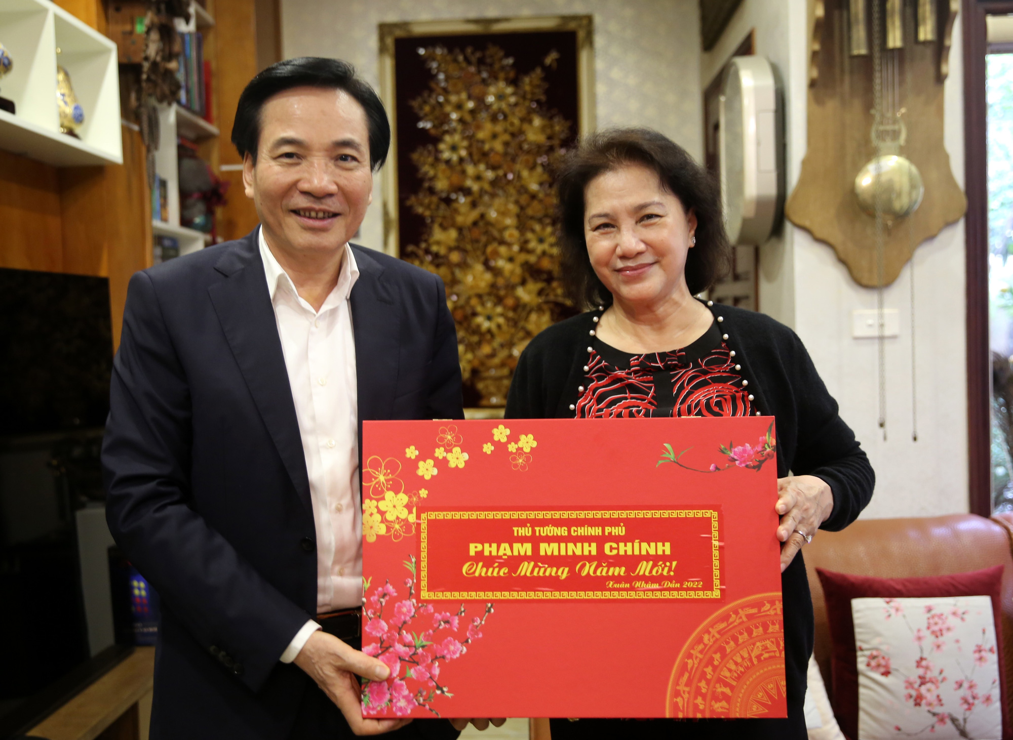 Bộ trưởng, Chủ nhiệm VPCP thăm, chúc Tết nguyên lãnh đạo Đảng, Nhà nước - Ảnh 2.