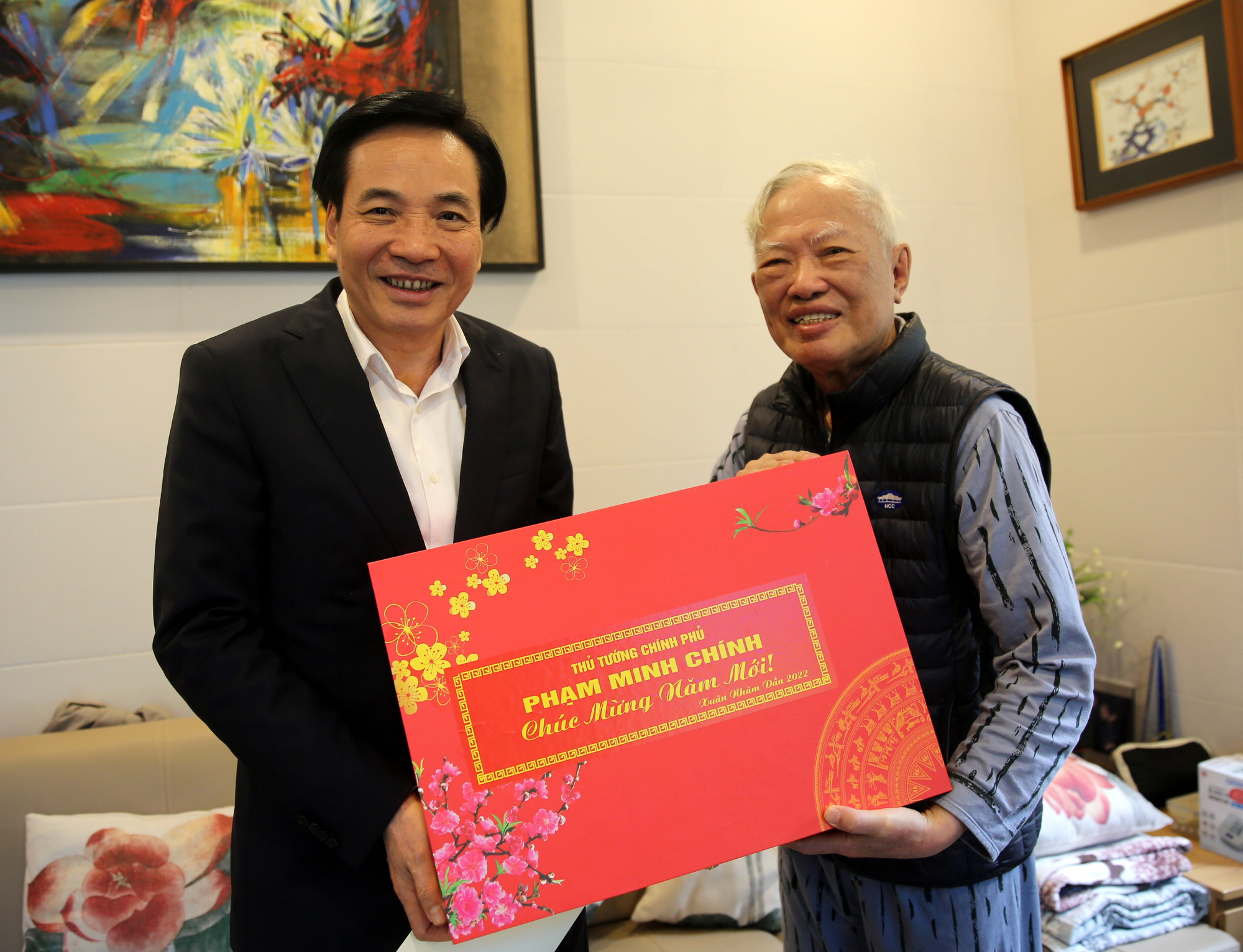 Bộ trưởng, Chủ nhiệm VPCP thăm, chúc Tết nguyên lãnh đạo Đảng, Nhà nước - Ảnh 5.
