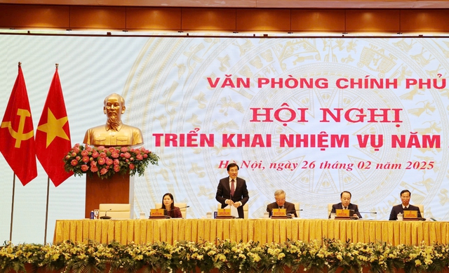 Văn phòng Chính phủ: Thi đua, nỗ lực, quyết tâm hoàn thành xuất sắc nhiệm vụ được giao- Ảnh 1. Văn phòng Chính phủ: Thi đua, nỗ lực, quyết tâm hoàn thành xuất sắc nhiệm vụ được giao- Ảnh 1.
