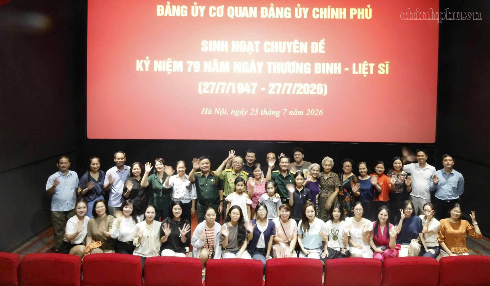Đảng ủy cơ quan Đảng ủy Chính phủ sinh hoạt chuyên đề nhân kỷ niệm Ngày Thương binh - Liệt sĩ- Ảnh 1.