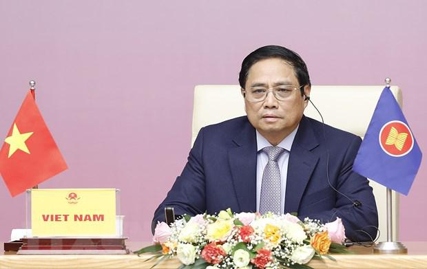 越南政府总理范明正出席东盟第二次女性领导人峰会 - Ảnh 1. 越南政府总理范明正出席东盟第二次女性领导人峰会 - Ảnh 1.