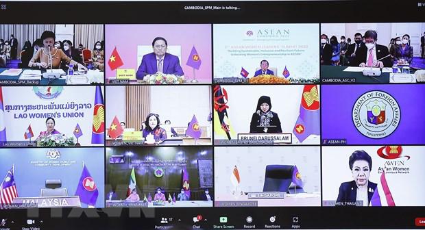 越南政府总理范明正出席东盟第二次女性领导人峰会 - Ảnh 2. 越南政府总理范明正出席东盟第二次女性领导人峰会 - Ảnh 2.