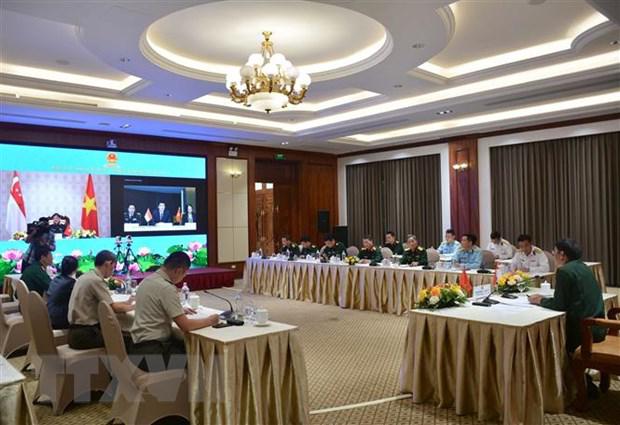 越南新加坡加强防务领域合作 - Ảnh 1.