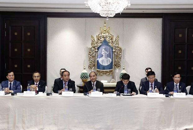 越南国家主席阮春福出席与美国-APEC商业联盟座谈会 - Ảnh 1.