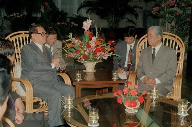 越南领导人与江泽民历次会晤（组图） - Ảnh 11.