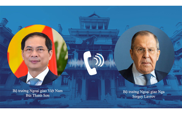 越南与俄罗斯外交部长就乌克兰情况通电话