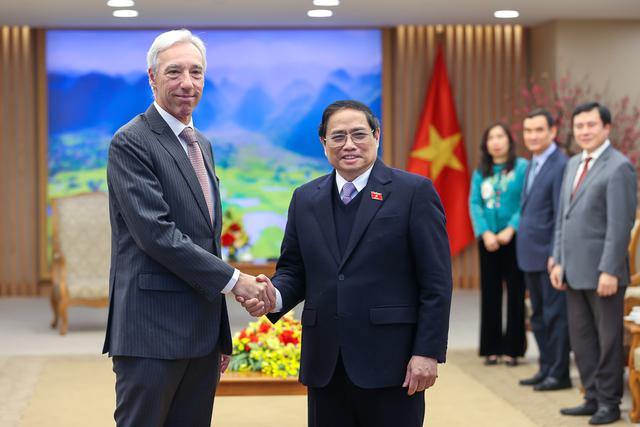 越南政府总理范明正会见葡萄牙外长若昂·戈麦斯·克拉维尼奥 - Ảnh 1.