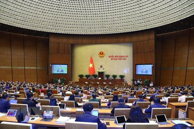 越南第十五届国会第六次会议开幕 - Ảnh 1.