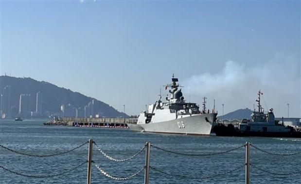 越南海军016光忠号舰对中国香港进行友好访问- Ảnh 1.