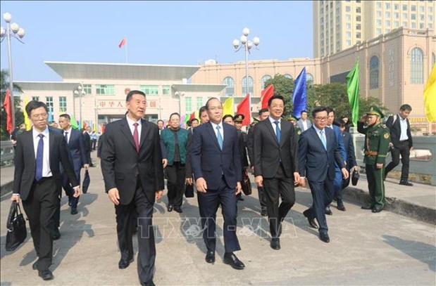 越南祖国阵线与中国全国政协友好交流活动在广宁举行- Ảnh 1.