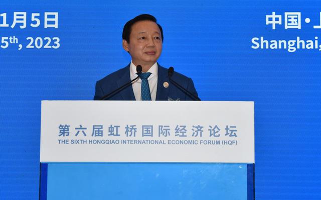 越南政府副总理陈红河出席第六届中国国际进口博览会开幕式 - Ảnh 2.